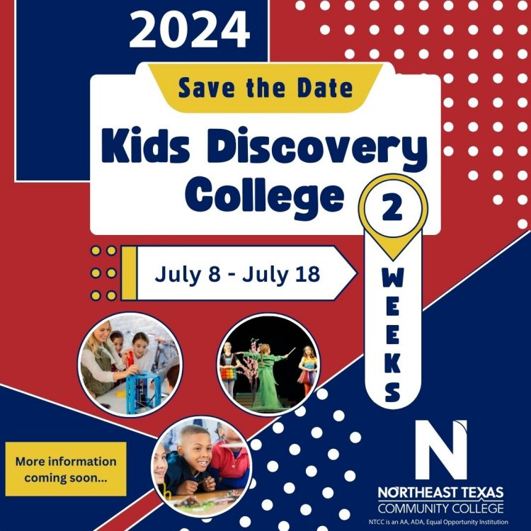 Kids Discovery College July 8 - July 18, 2024