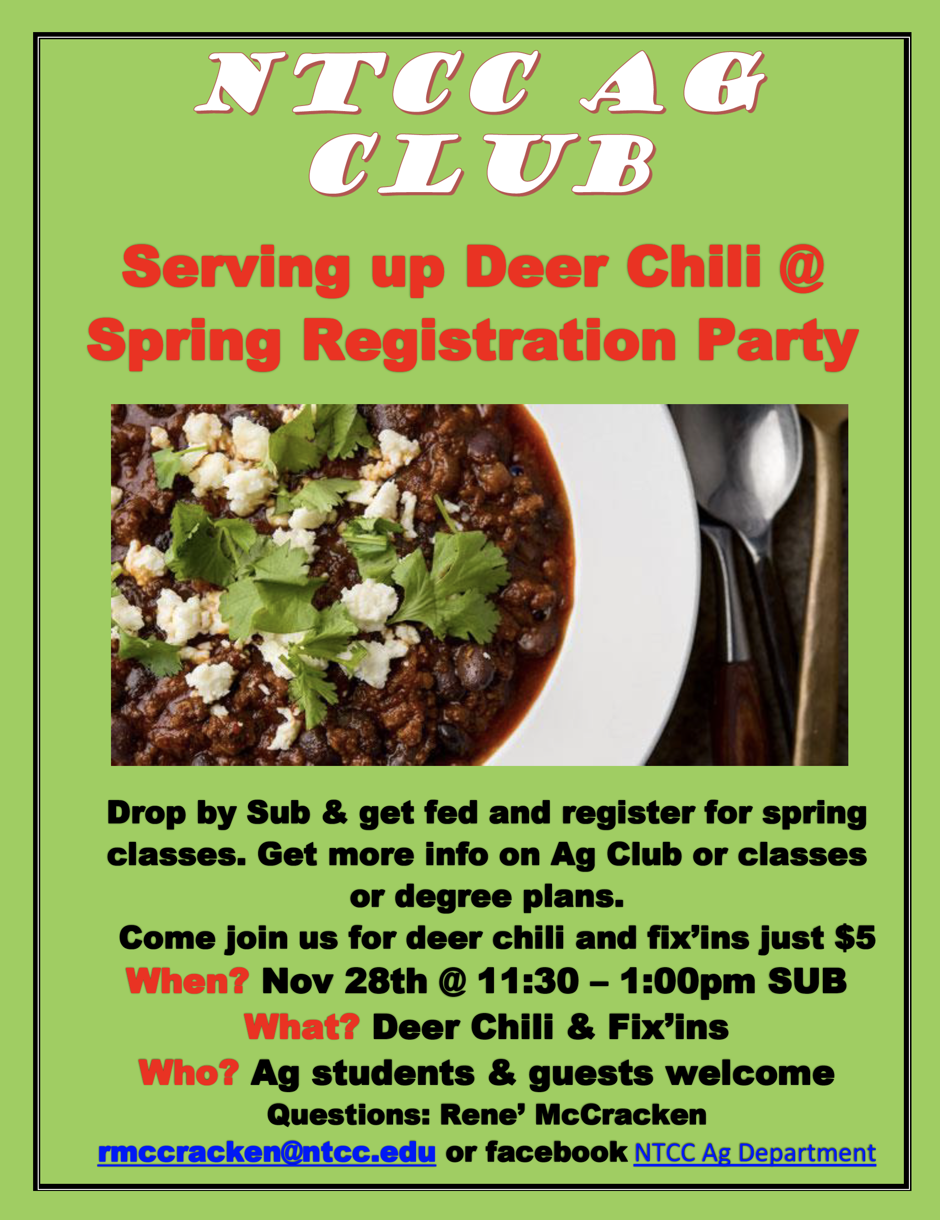 ag club flyer