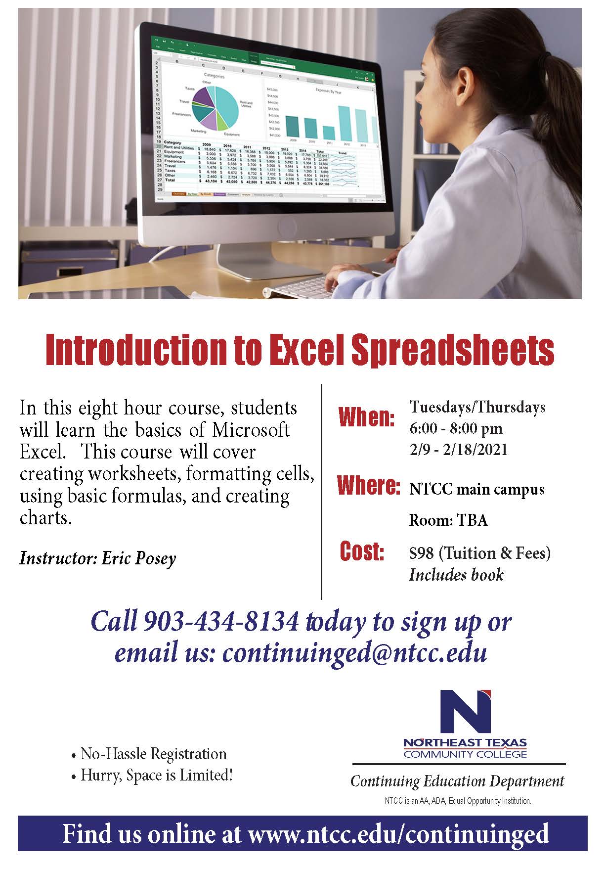 Introduction to Excel Spreadsheets
