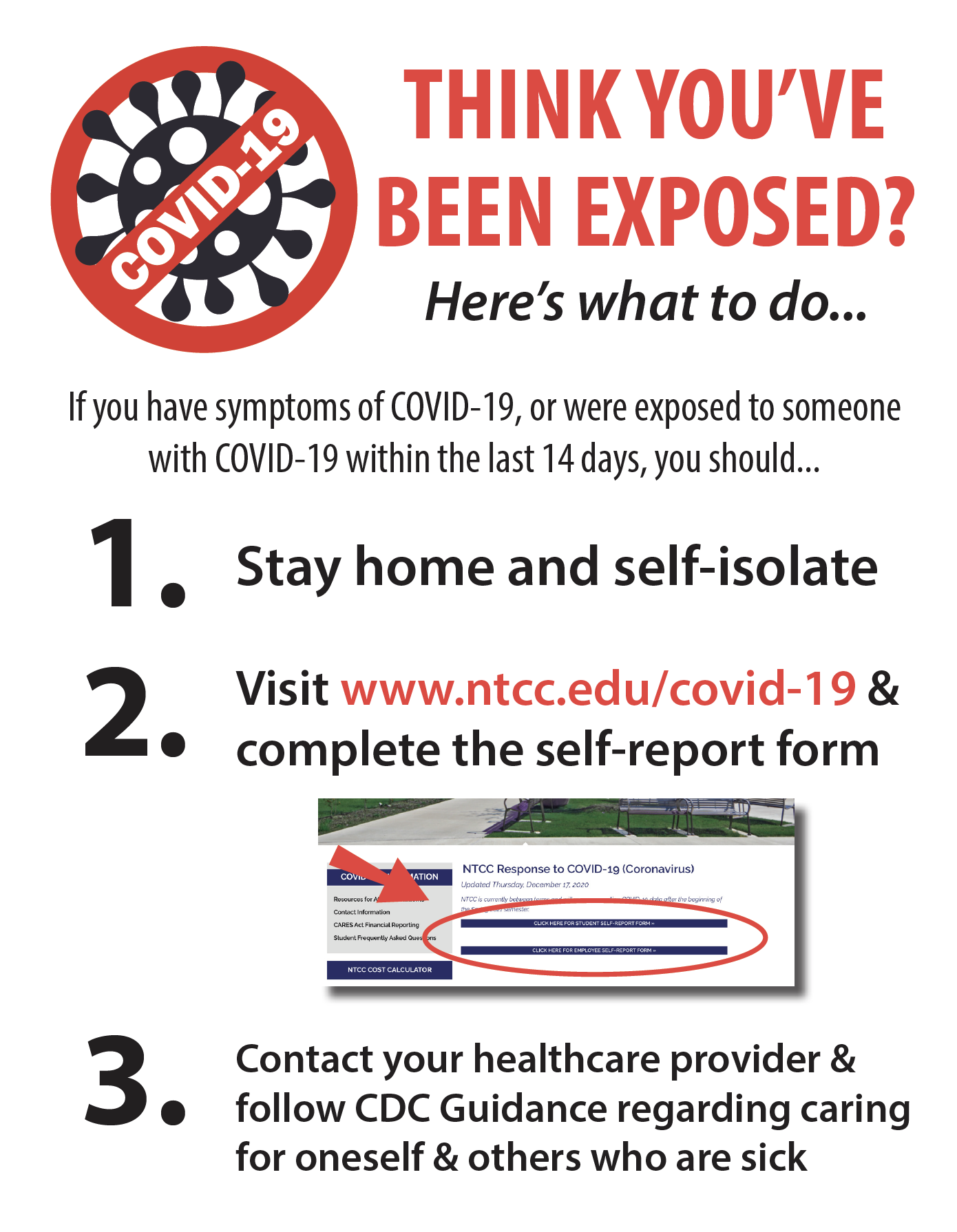 self report flyer