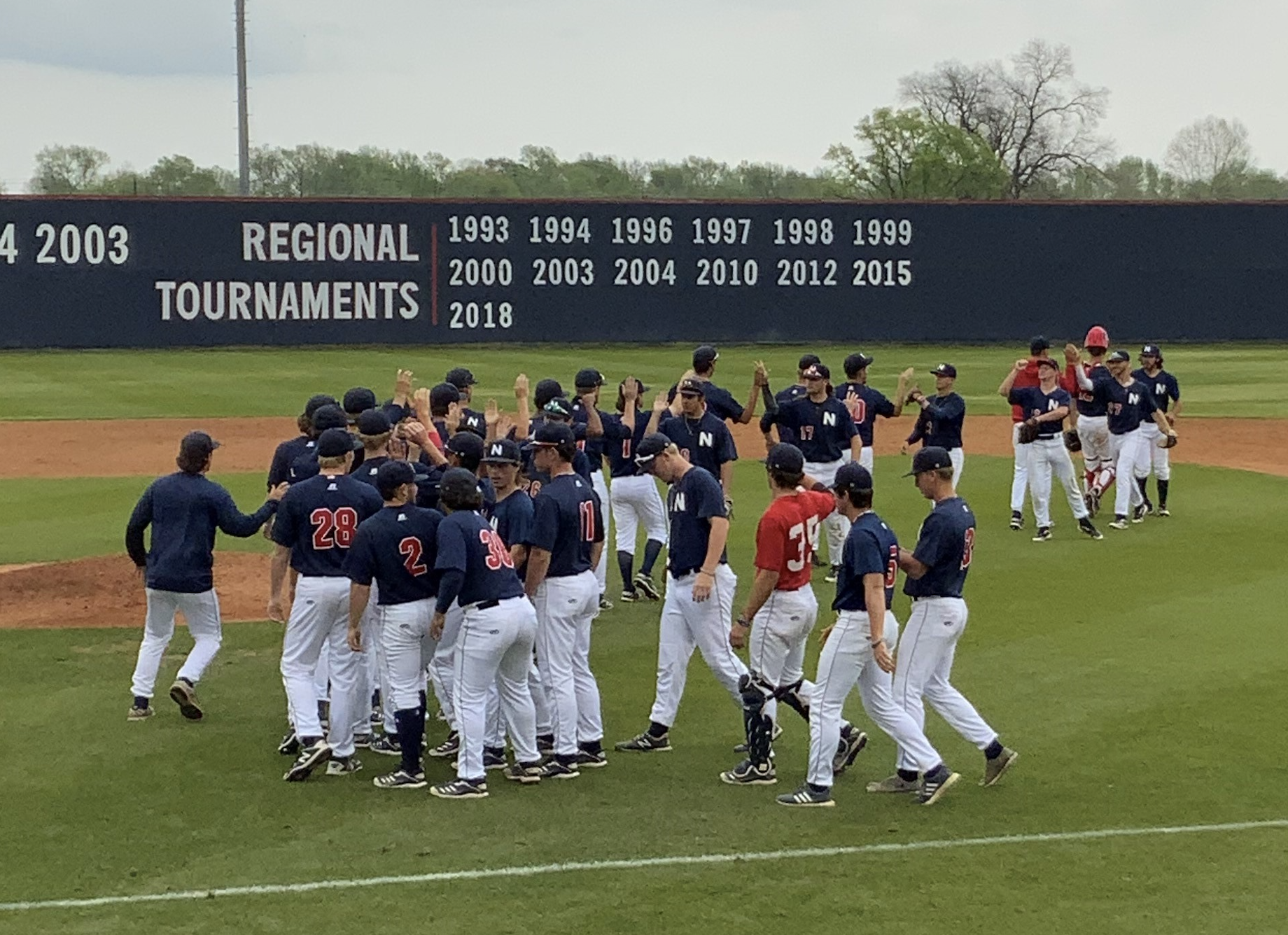 players after the game