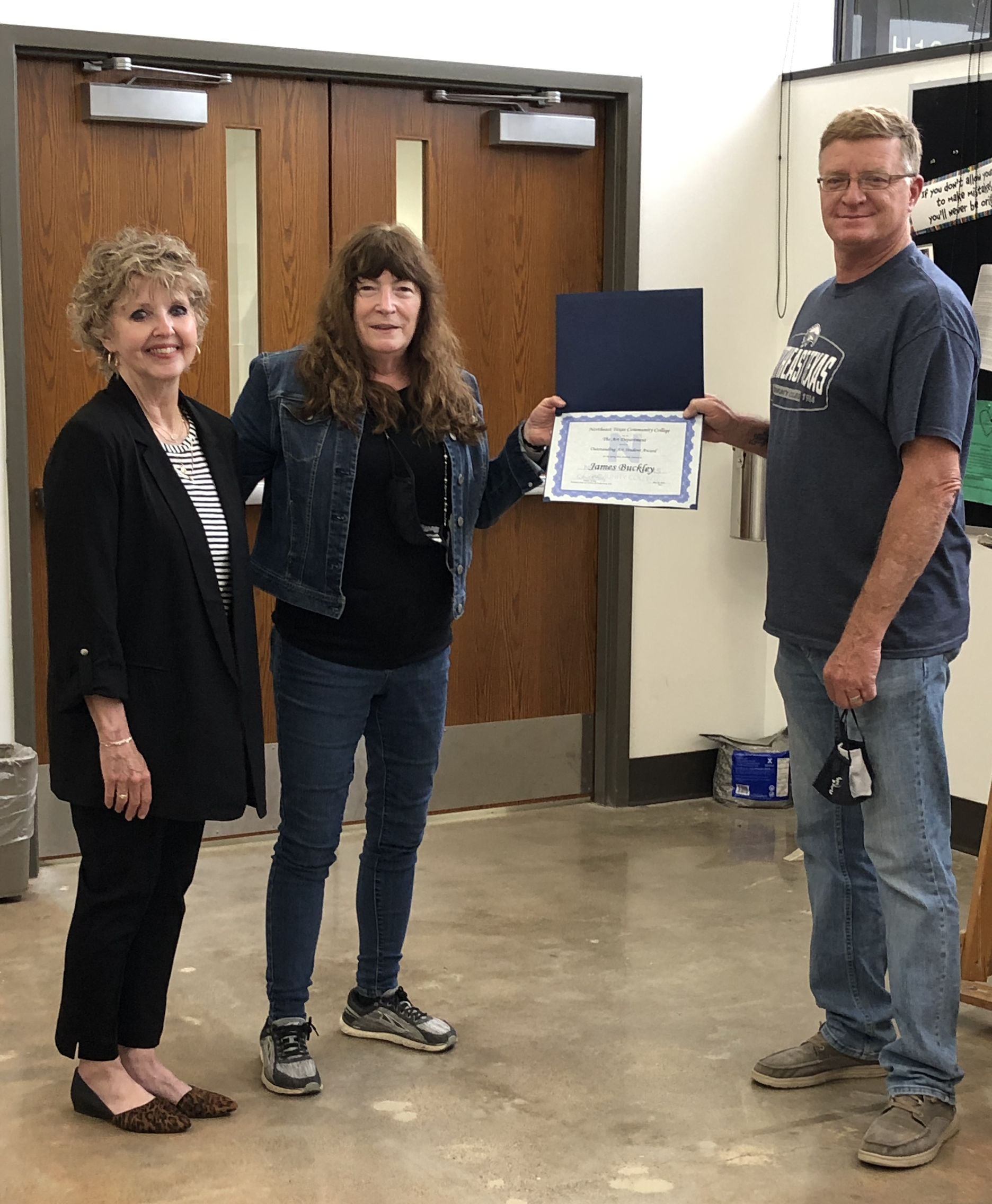 buckley receiving certificate