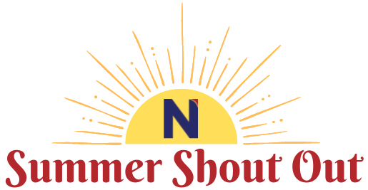 summer shoutout logo with sun