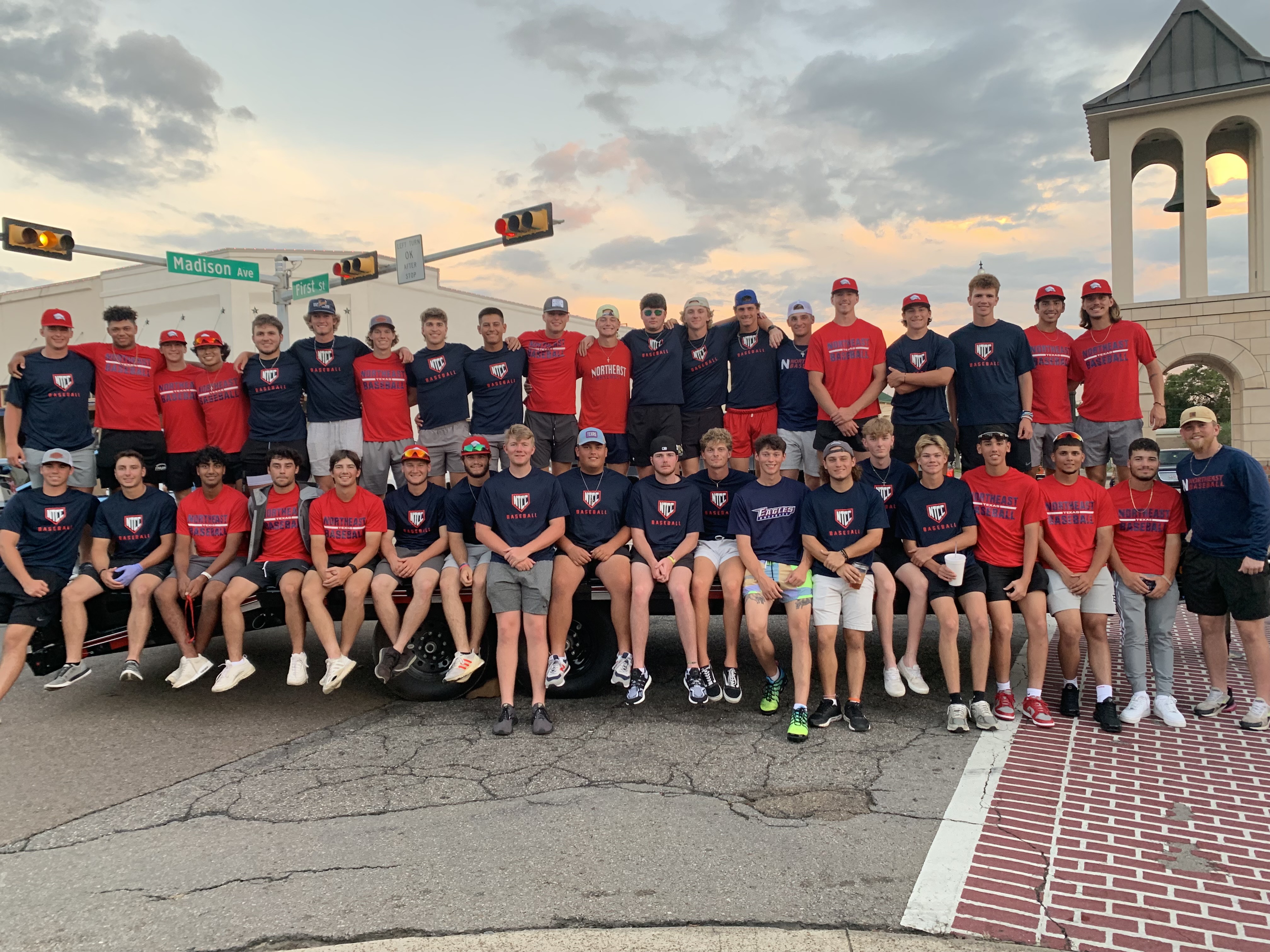 baseball group at cinco de mayo festival.