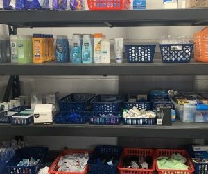 Stocked Hygiene Closet