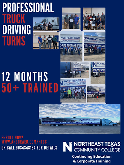 truck driving academy poster