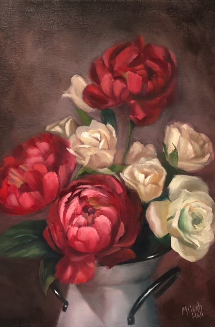 Peonies and Roses by Mileah Hall
