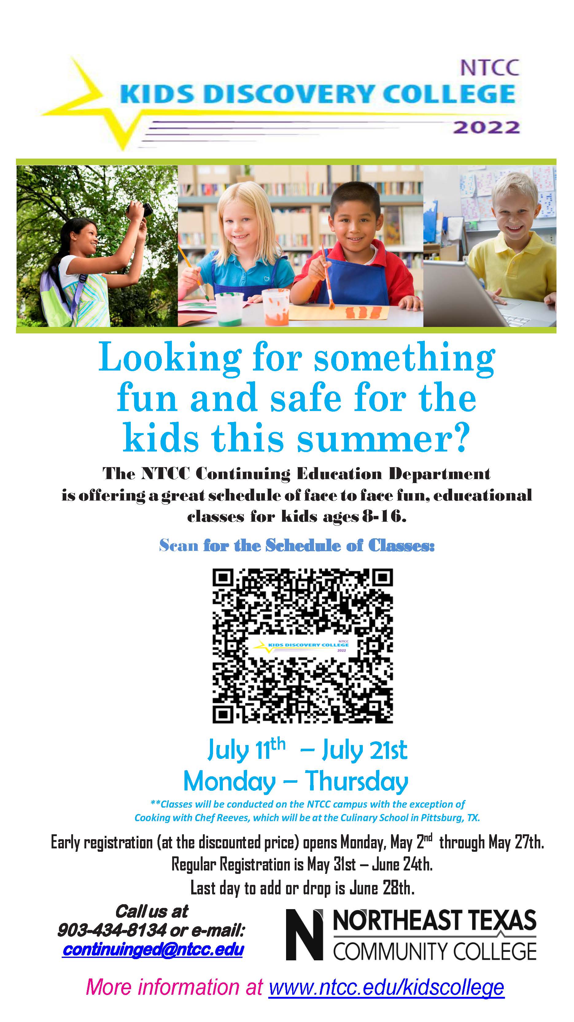 Kids Discovery College Event Poster