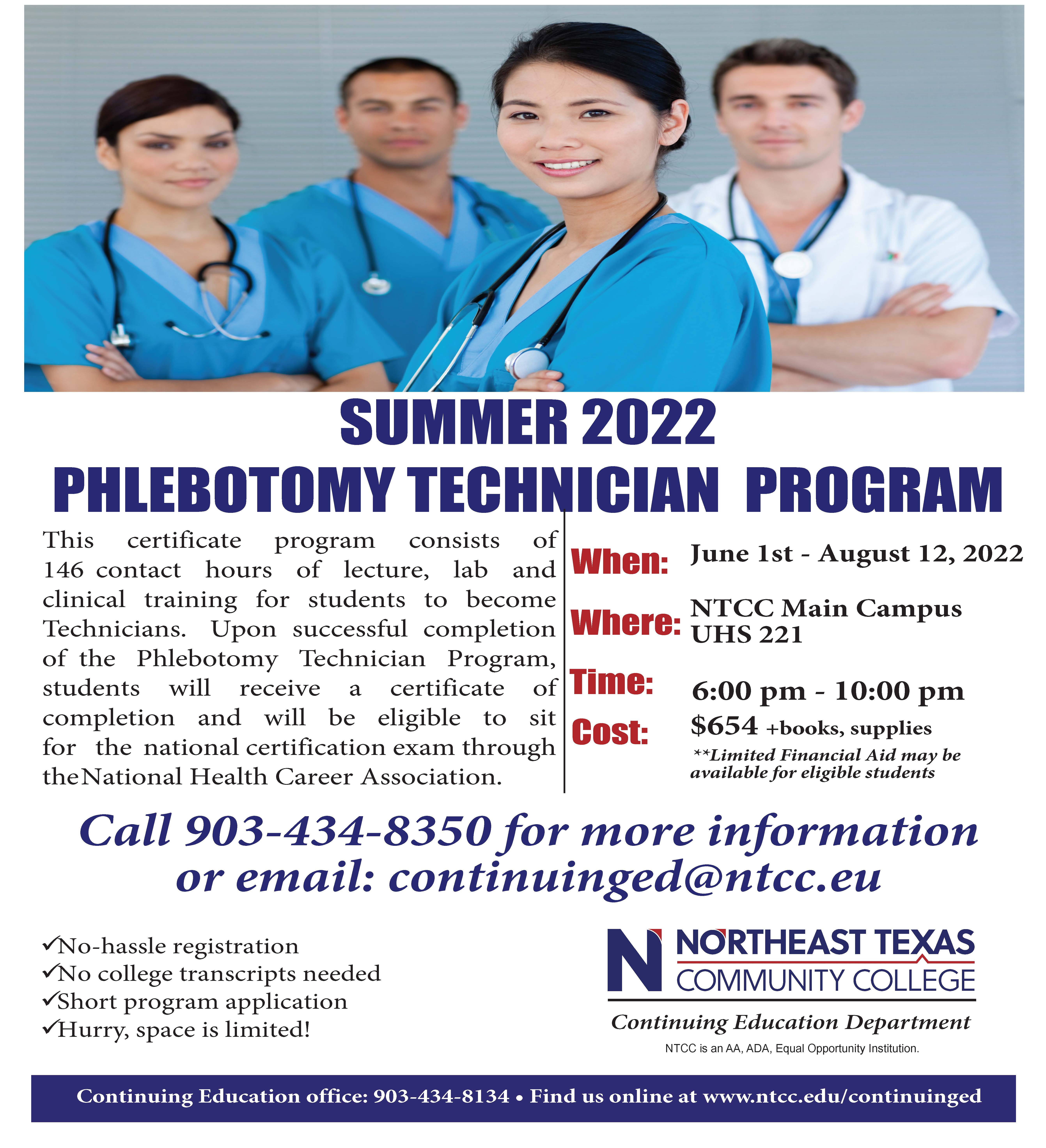 Phlebotomy Tech Program
