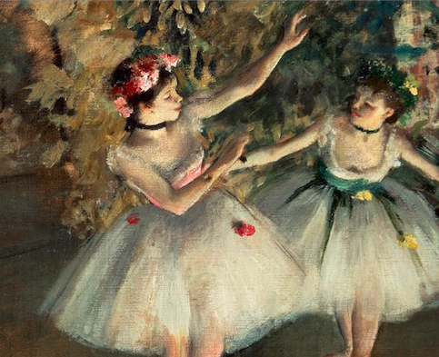 painting of ballerinas