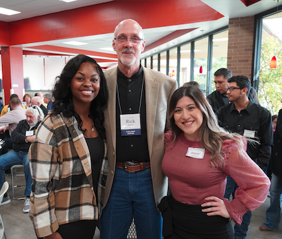 scholarship recipients with donor