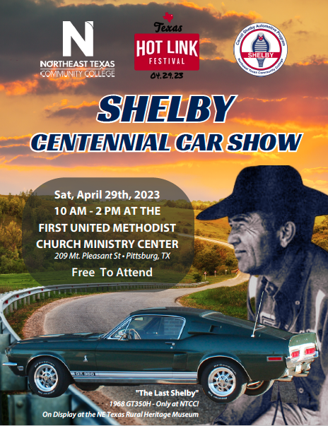 Shelby car show poster
