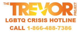 The Trevor Project LGBTQ Crisis Hotline - Call 1-866-488-7386