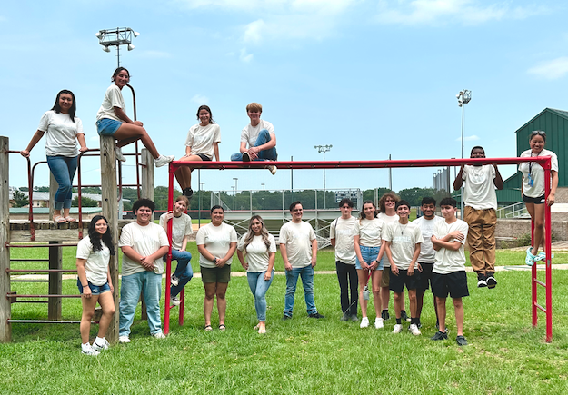 summer success students on jungle gym