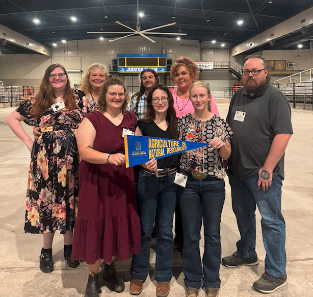 ag group holding banner