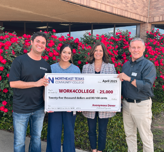 anonymous donor check presentation