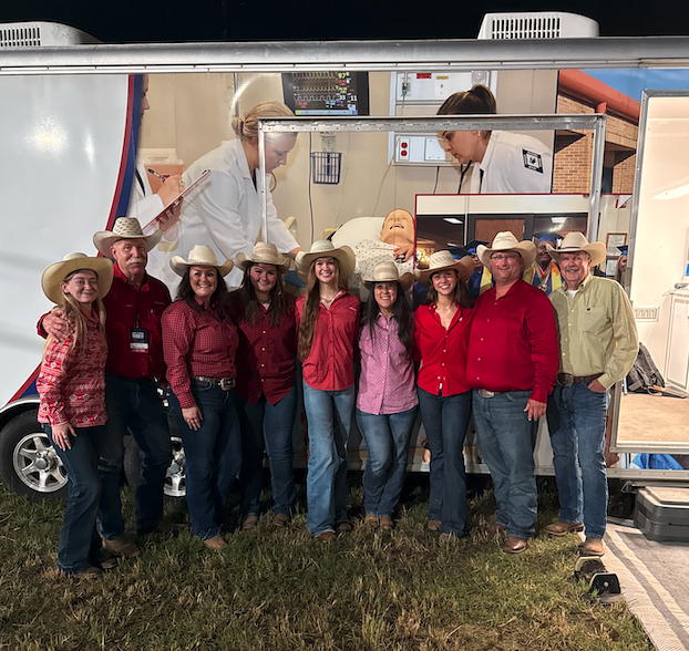 athletic trainers at rodeo