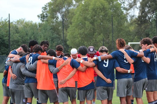 soccer huddle