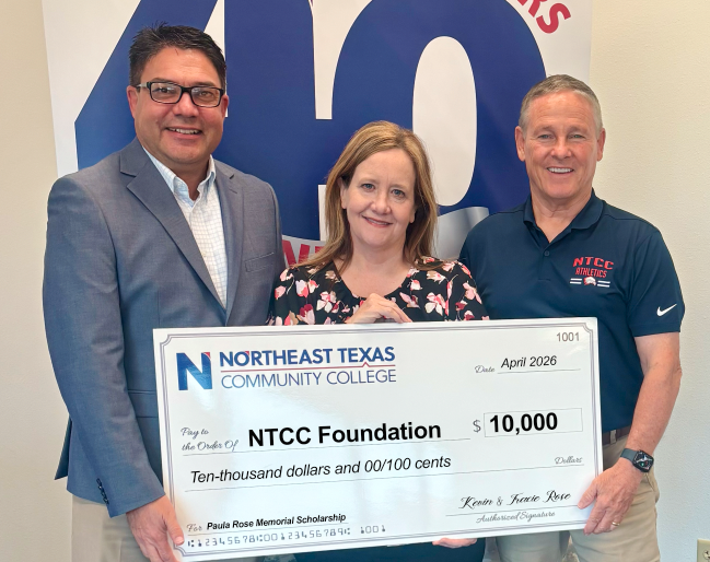 rose check presentation