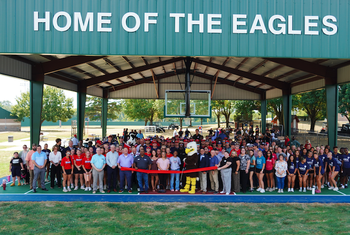 ribbon cutting group