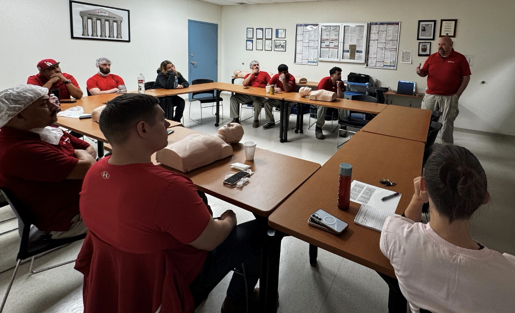 Continuing Education provides safety training for Newly Wed Foods employees