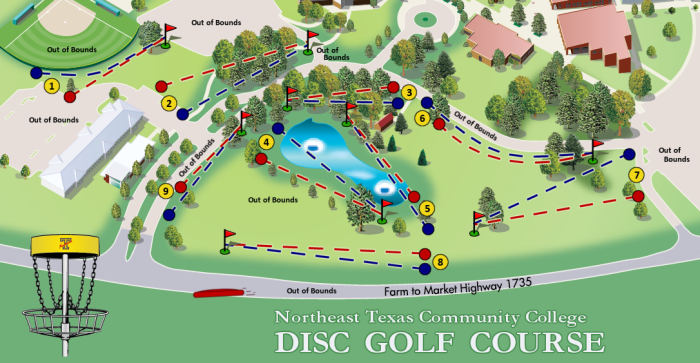 Disc Golf Map