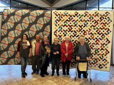 quilters at reception
