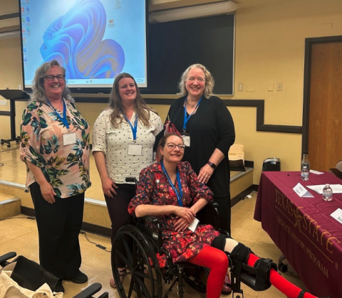 women at conference