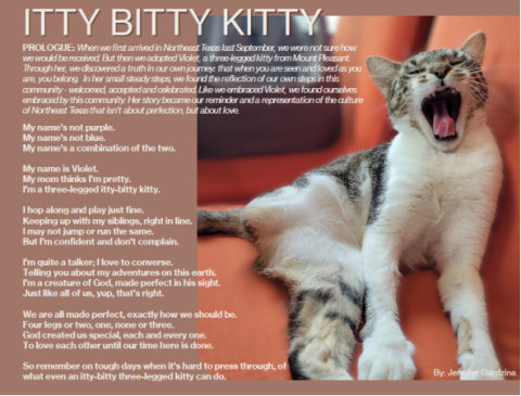 Itty Bitty Kitty poem