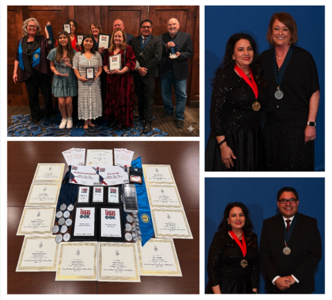 collage of award photos from conference