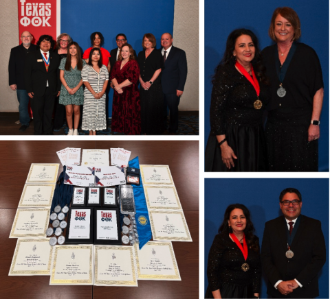 collage of award photos from conference