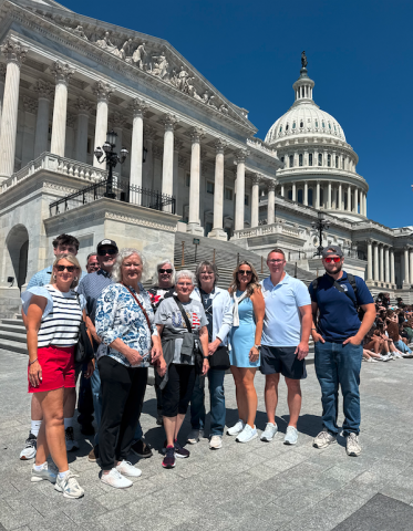 NTCC group on capitol steps