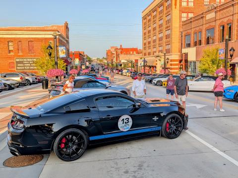 mustang club event outside
