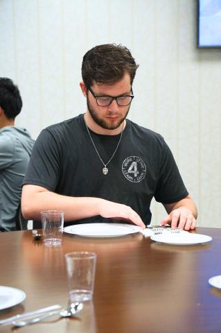 etiquette student