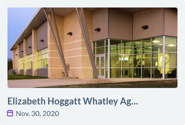 Tour the Elizabeth Hoggat Whatley Agriculture Center