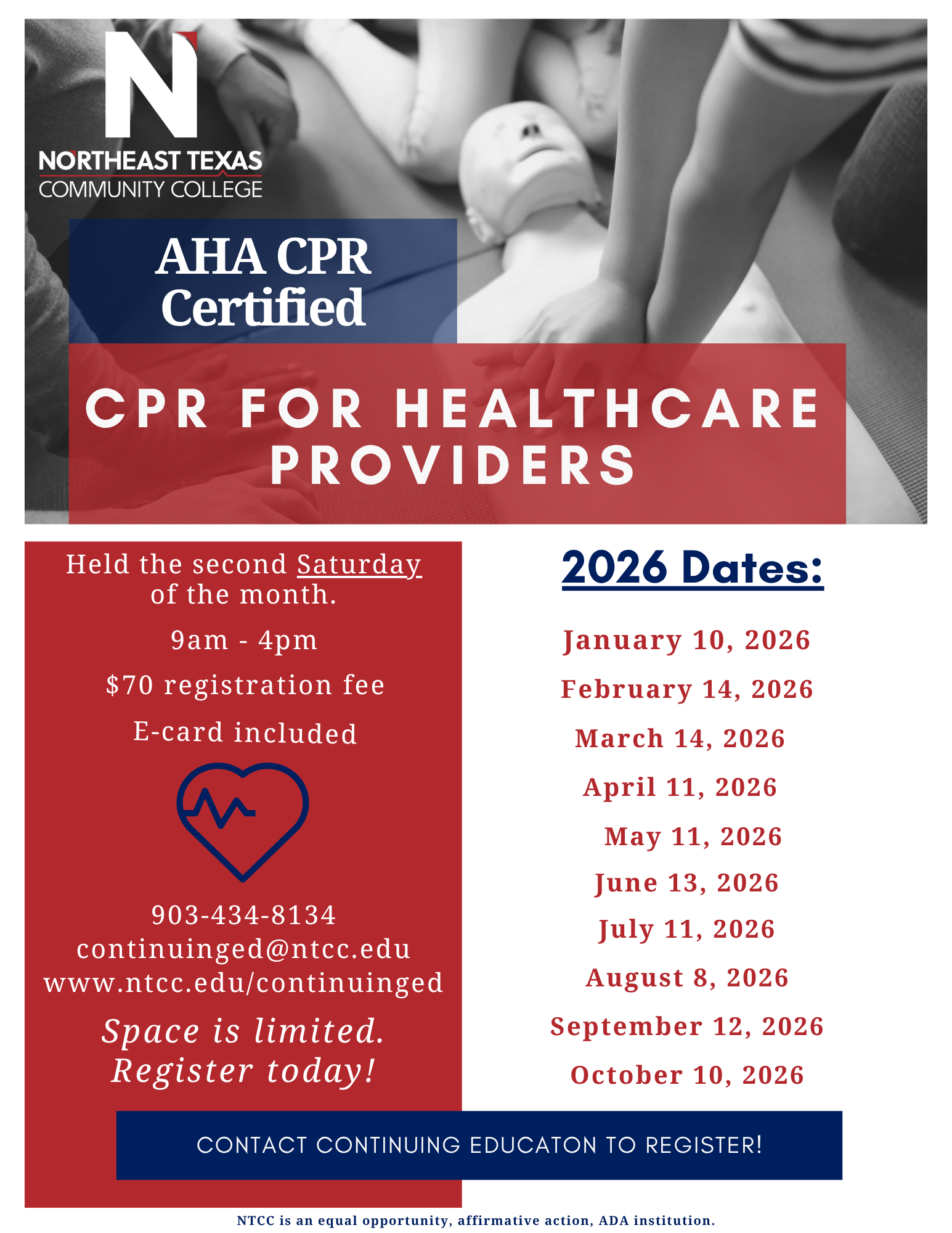 2026 CPR dates
