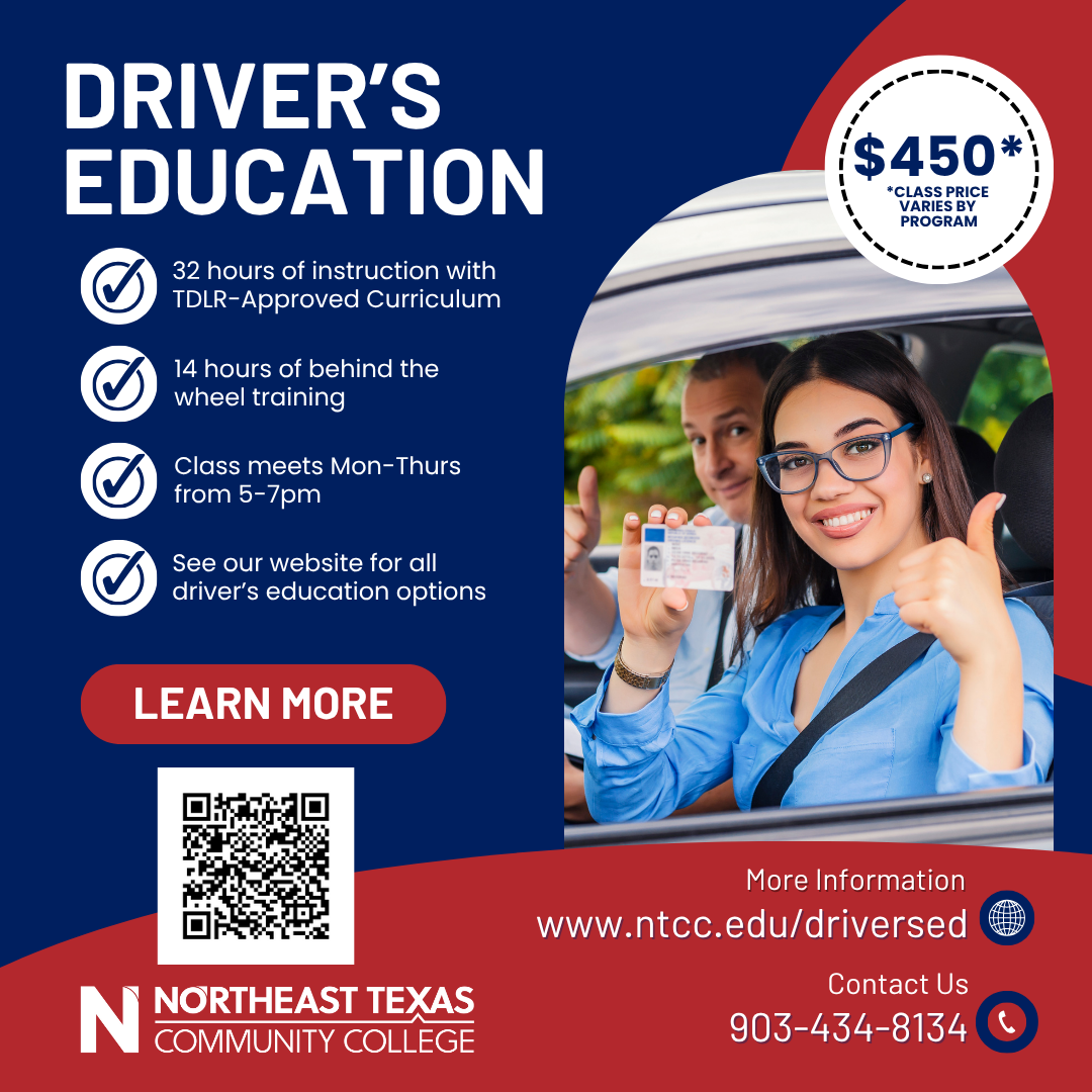 Driver's education flyer