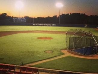Evening Photo of Eagles Baseball Field