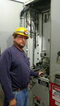 Jody Edwards, NTCC Industrial Technology graduate, now working for AEP SWEPCO