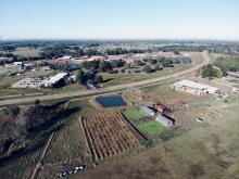 Aerial view of the NTCC Farm