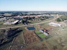 Aerial view of the NTCC Farm