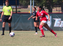 ntcc soccer player making a play