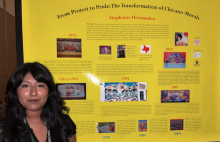 hernandez with poster