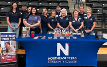 NTCC group at recruiting fair