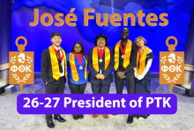 Fuentes with leadership team