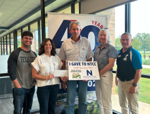 master gardeners presenting check
