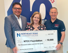 rose check presentation