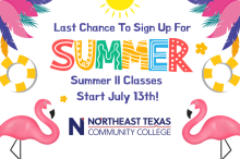 summer classes graphic