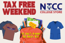 tax free weekend graphic