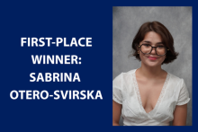 Otero wins first place